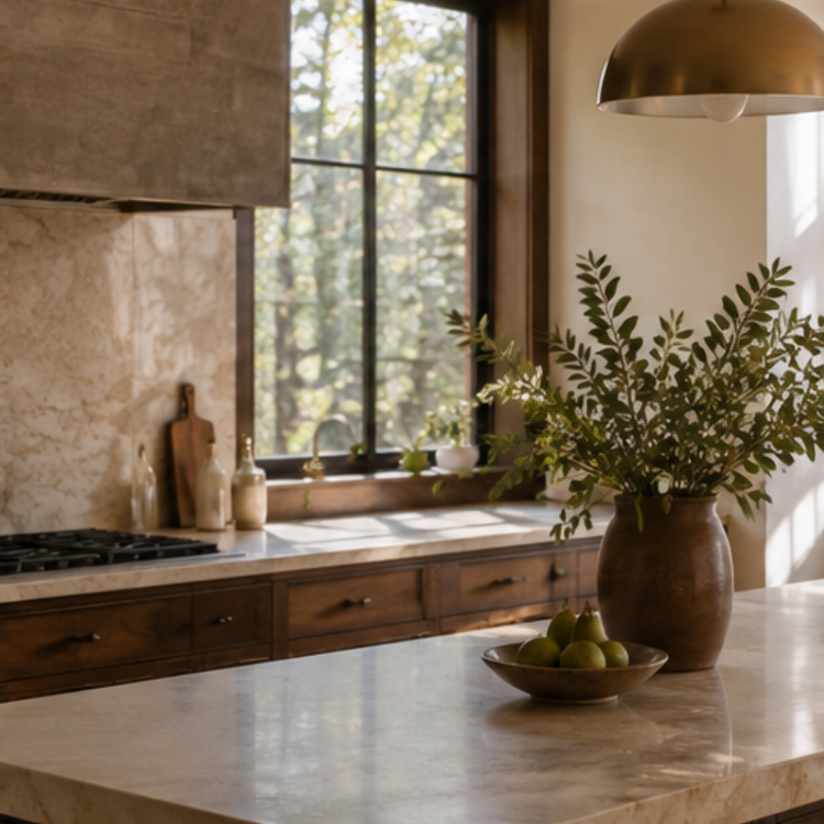 LIVING + KITCHEN